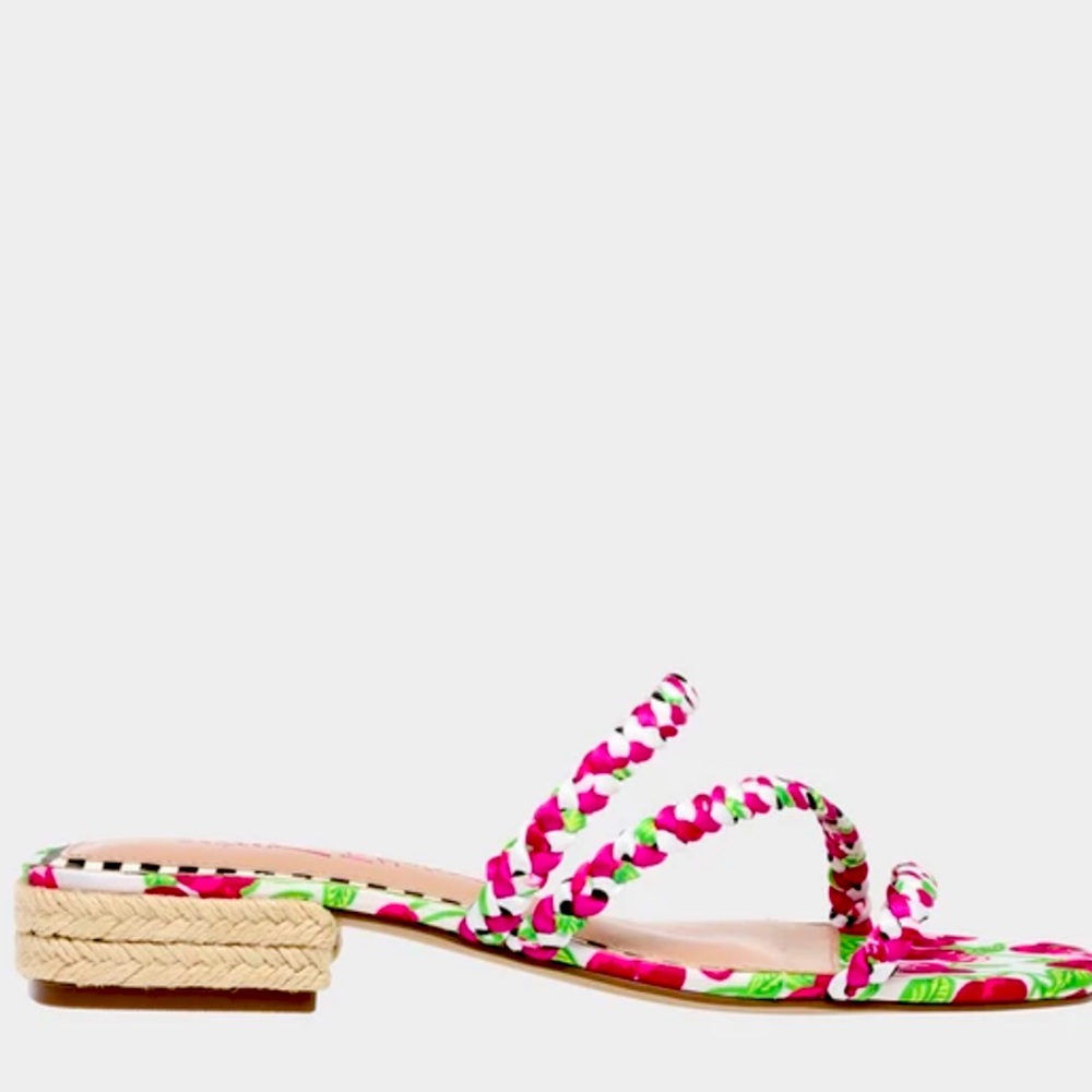 New Betsey Johnson Grovee Braided Dress Sandals - Picture 6 of 12